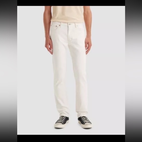 Levi's Men's 511 Slim Fit Jeans Stretch  White Size 28x30 - Picture 1 of 9